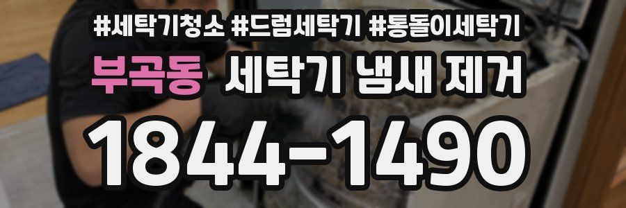 부곡동 세탁기 냄새 제거