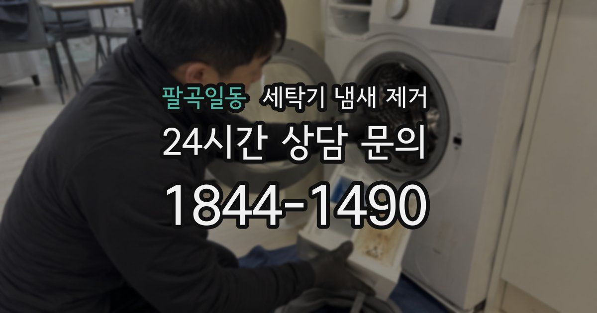 팔곡일동 세탁기 냄새 제거