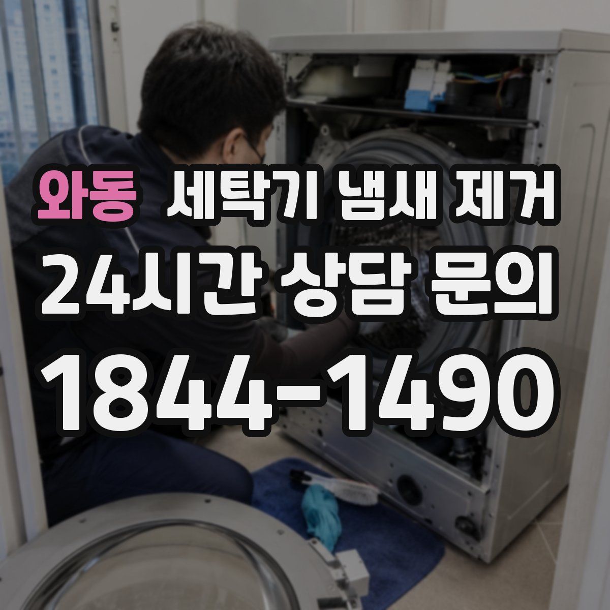 와동 세탁기 냄새 제거