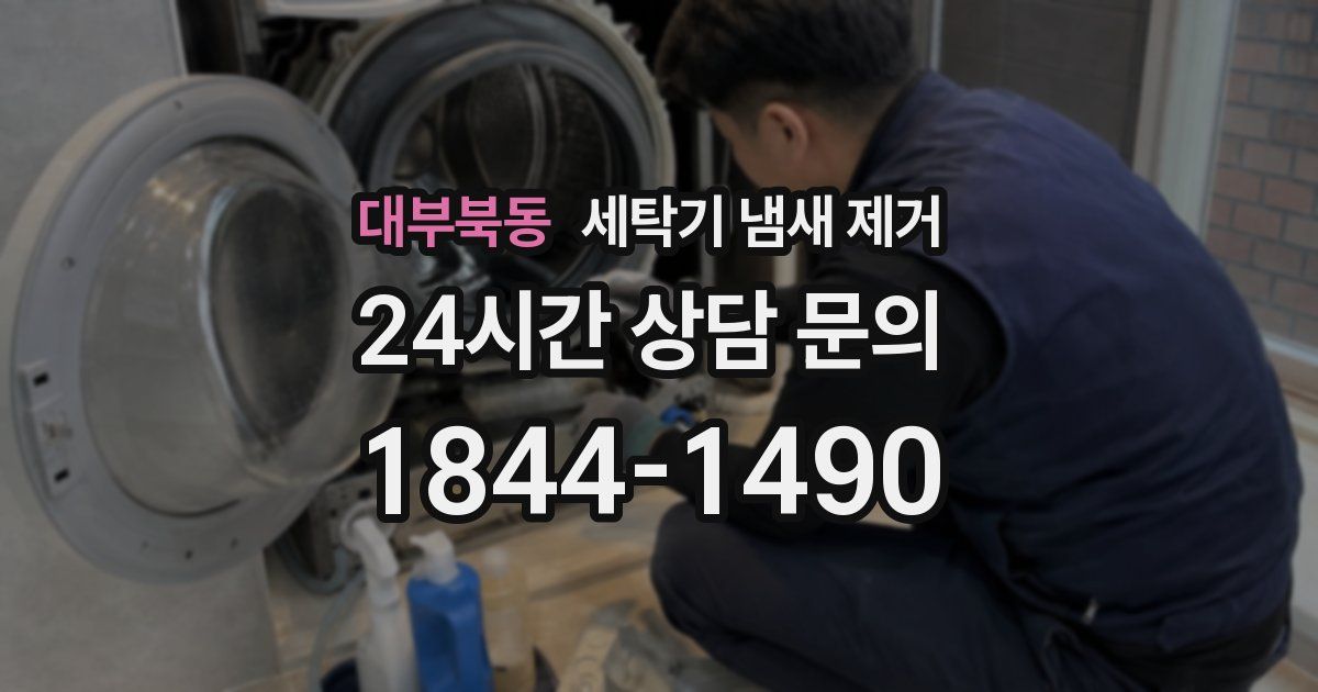 대부북동 세탁기 냄새 제거
