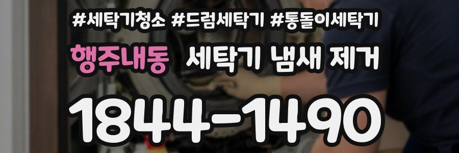 행주내동 세탁기 냄새 제거