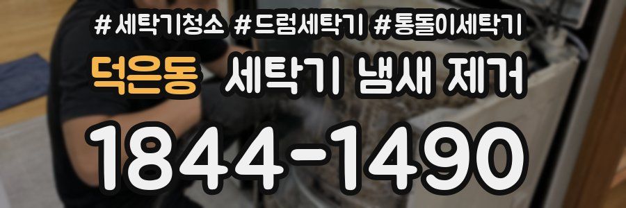 덕은동 세탁기 냄새 제거