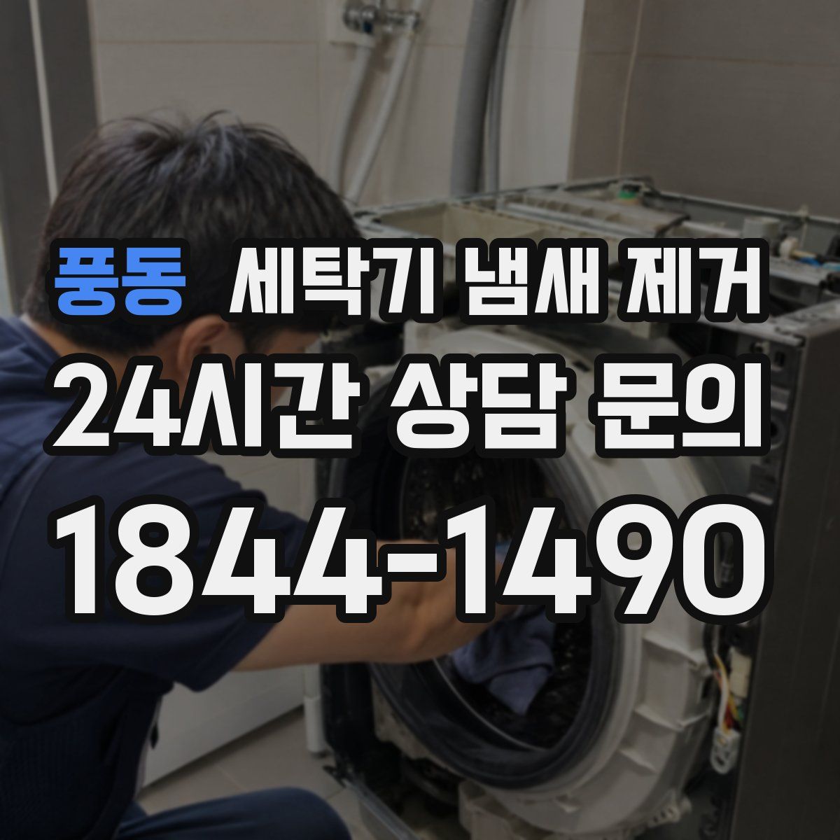 풍동 세탁기 냄새 제거
