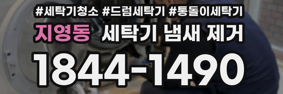 지영동 세탁기 냄새 제거