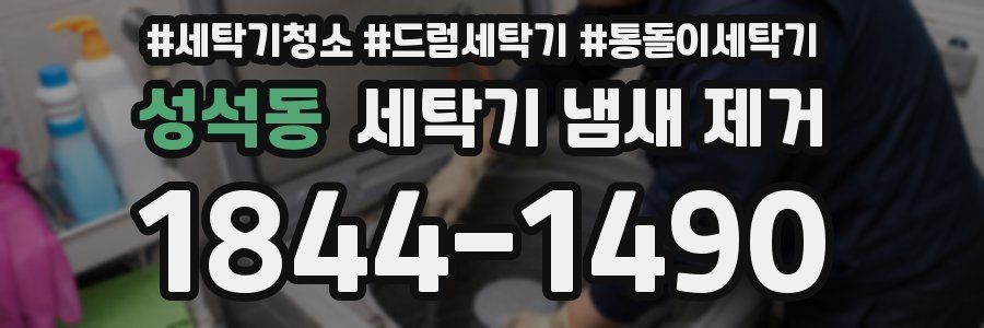 성석동 세탁기 냄새 제거