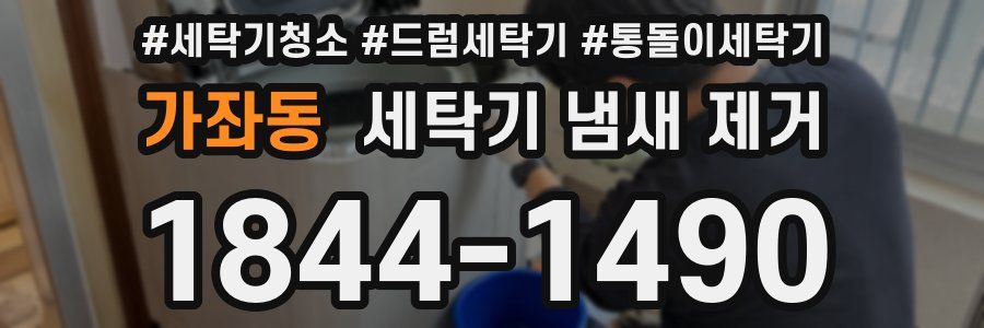 가좌동 세탁기 냄새 제거