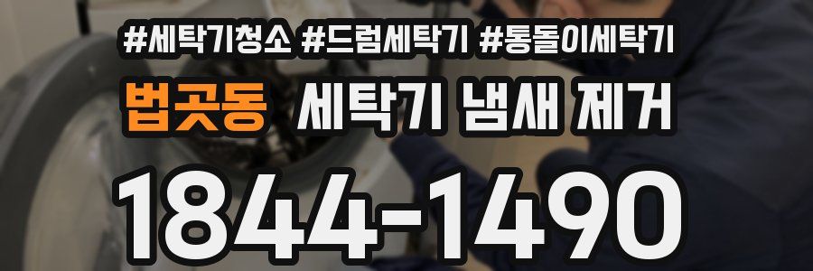 법곳동 세탁기 냄새 제거