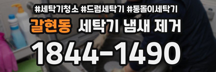 갈현동 세탁기 냄새 제거