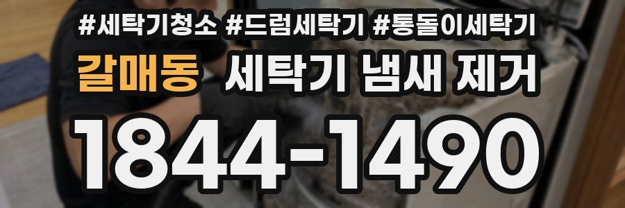 갈매동 세탁기 냄새 제거