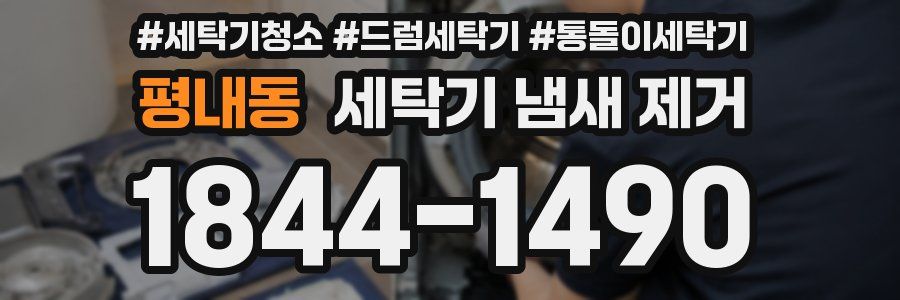 평내동 세탁기 냄새 제거
