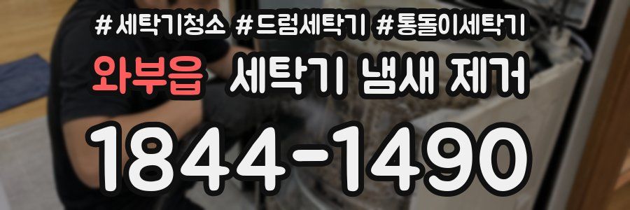 와부읍 세탁기 냄새 제거
