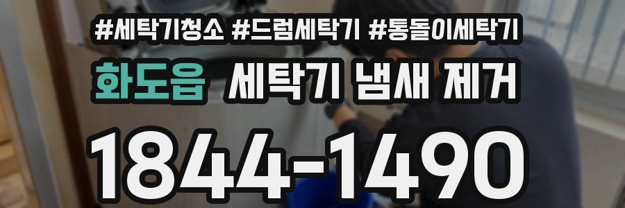 화도읍 세탁기 냄새 제거