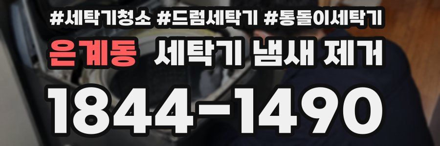 은계동 세탁기 냄새 제거