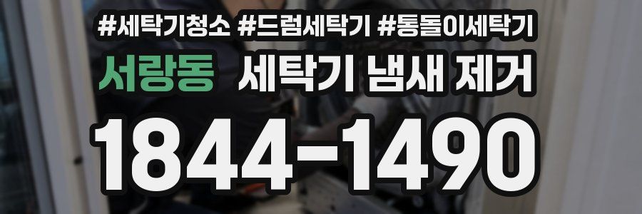 서랑동 세탁기 냄새 제거