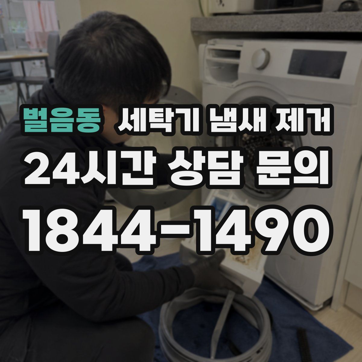 벌음동 세탁기 냄새 제거