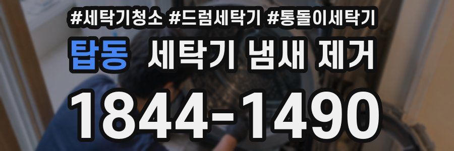 탑동 세탁기 냄새 제거