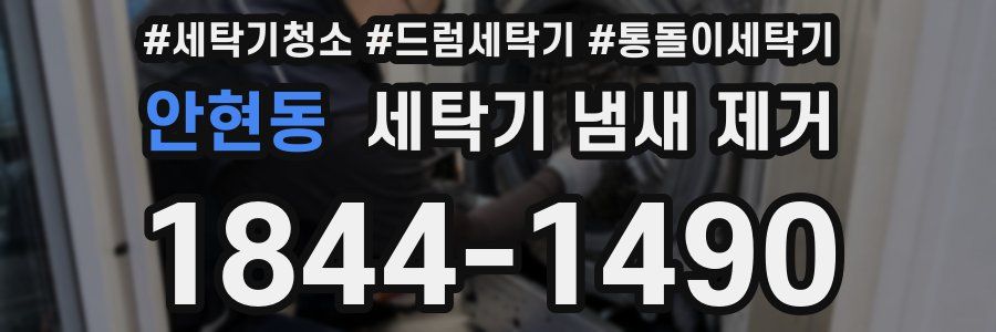 안현동 세탁기 냄새 제거