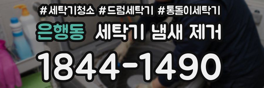 은행동 세탁기 냄새 제거