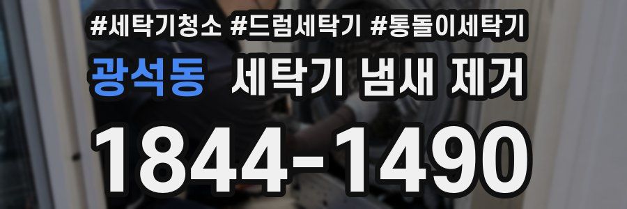 광석동 세탁기 냄새 제거