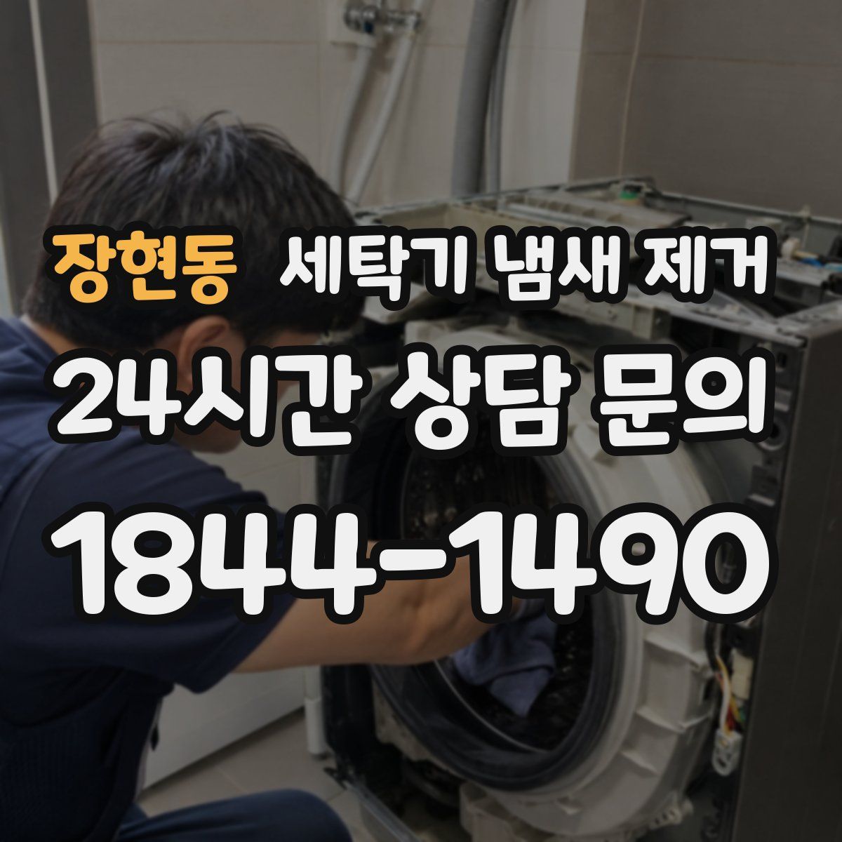 장현동 세탁기 냄새 제거