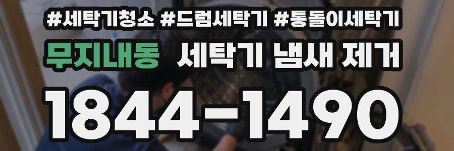 무지내동 세탁기 냄새 제거