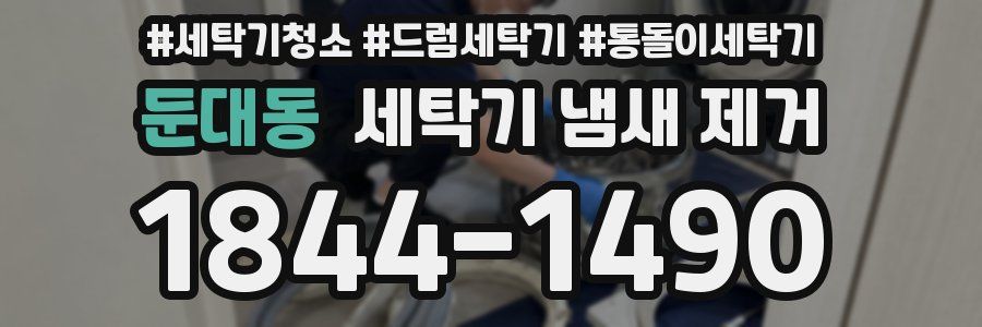 둔대동 세탁기 냄새 제거