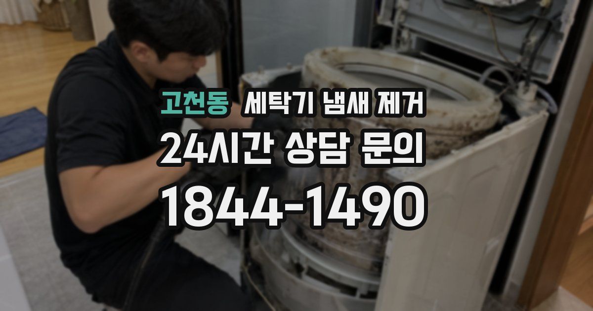 고천동 세탁기 냄새 제거