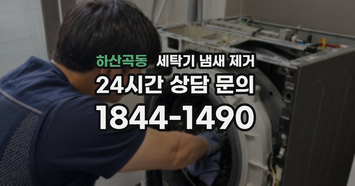 하산곡동 세탁기 냄새 제거