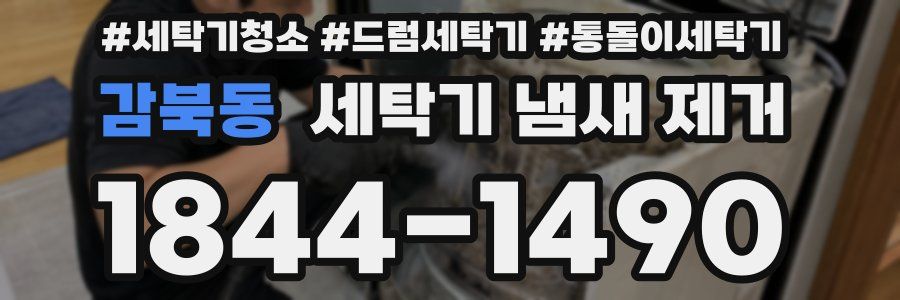 감북동 세탁기 냄새 제거