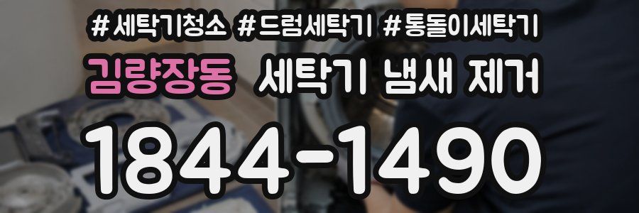 김량장동 세탁기 냄새 제거