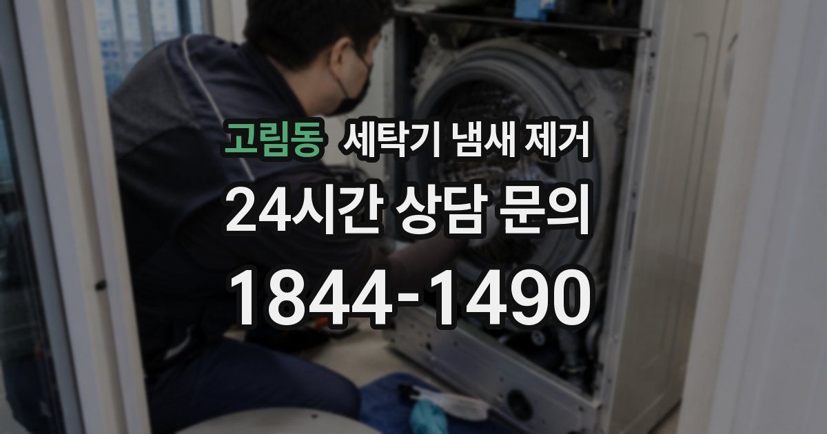 고림동 세탁기 냄새 제거