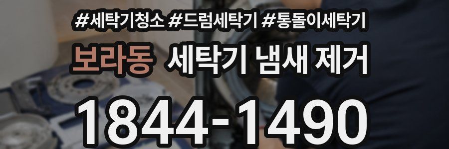 보라동 세탁기 냄새 제거