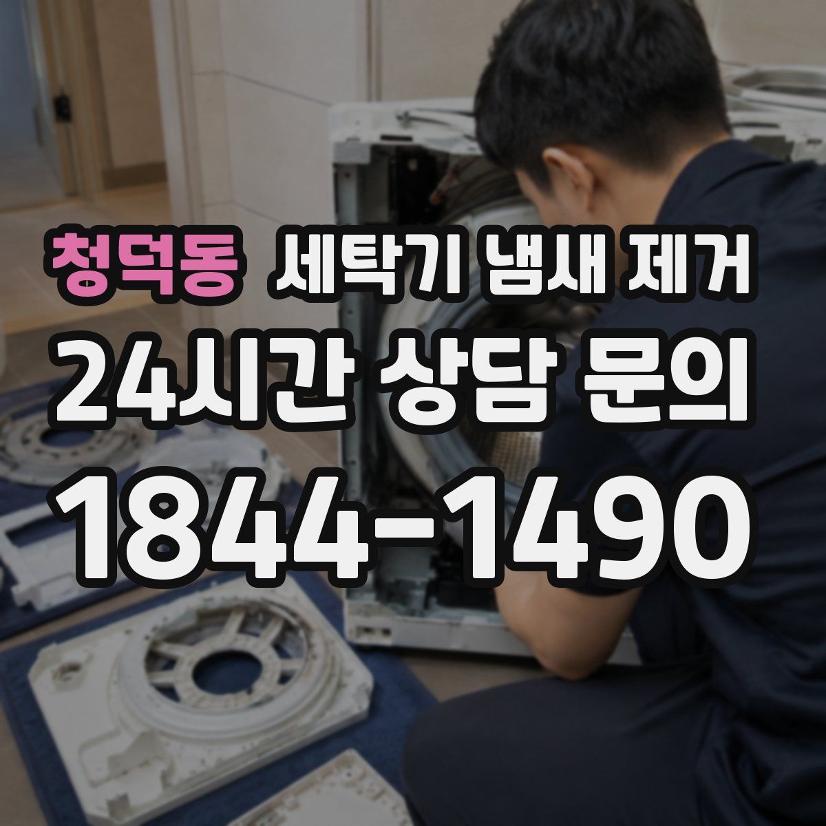 청덕동 세탁기 냄새 제거