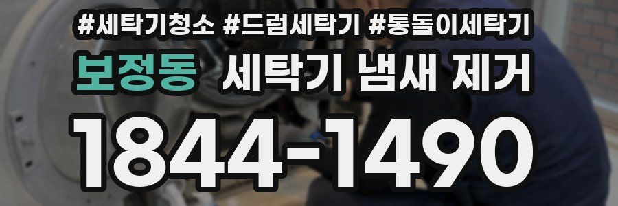 보정동 세탁기 냄새 제거