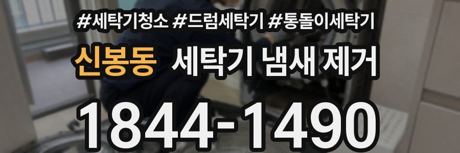 신봉동 세탁기 냄새 제거