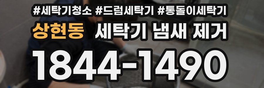 상현동 세탁기 냄새 제거