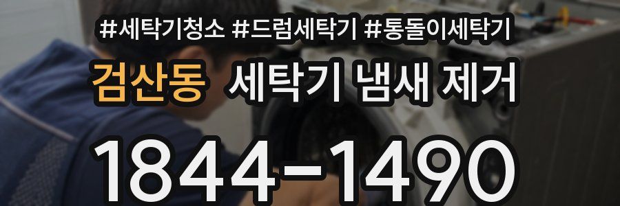 검산동 세탁기 냄새 제거