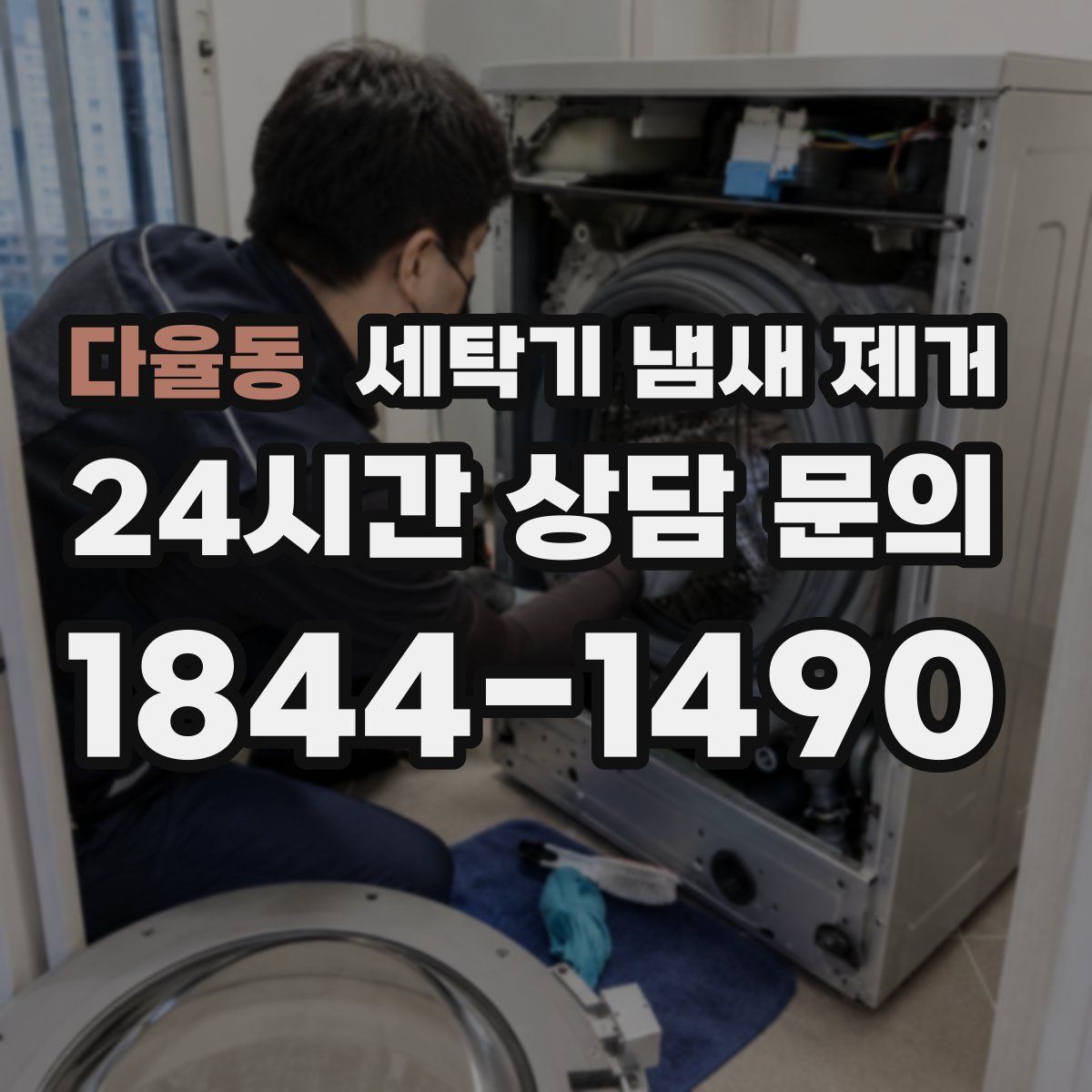 다율동 세탁기 냄새 제거