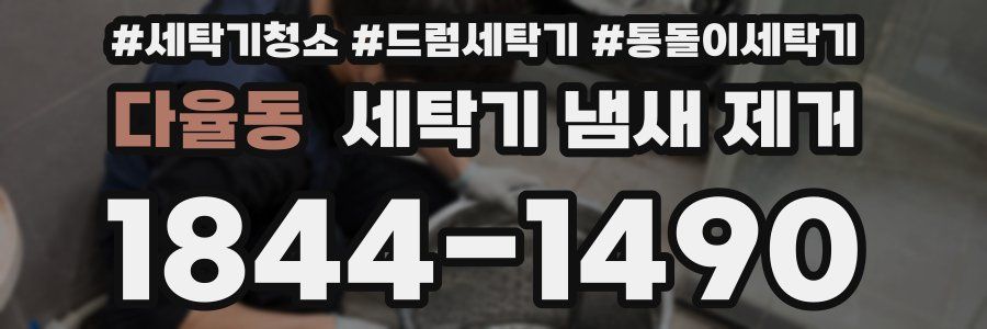 다율동 세탁기 냄새 제거