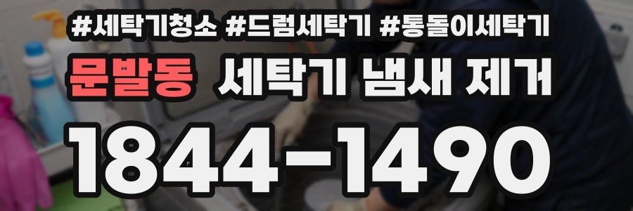 문발동 세탁기 냄새 제거