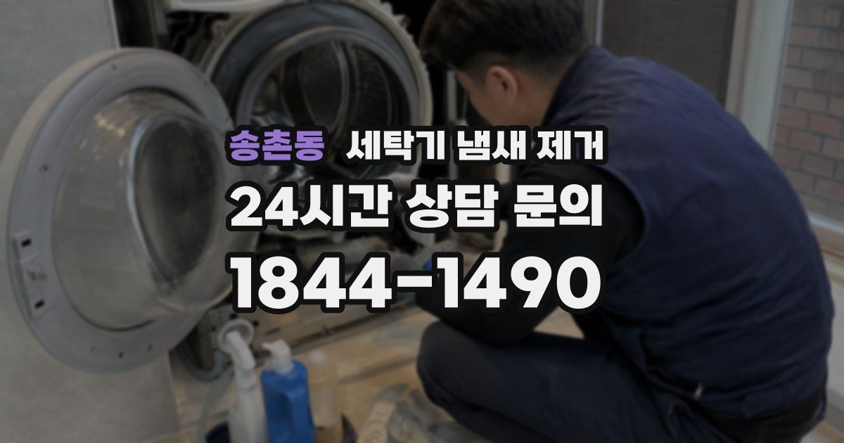 송촌동 세탁기 냄새 제거