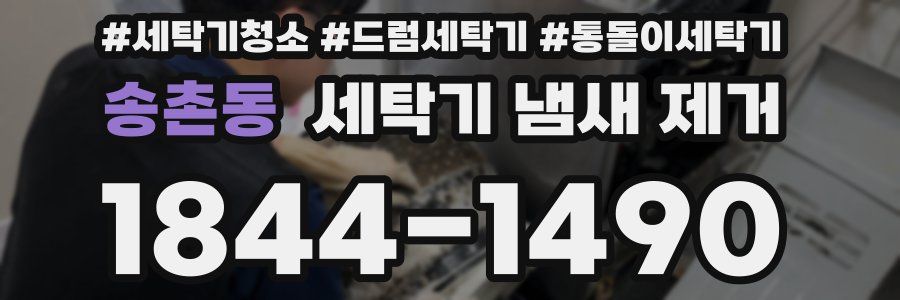 송촌동 세탁기 냄새 제거