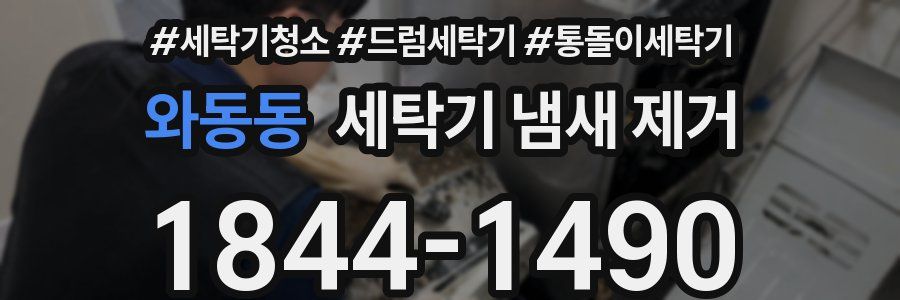 와동동 세탁기 냄새 제거