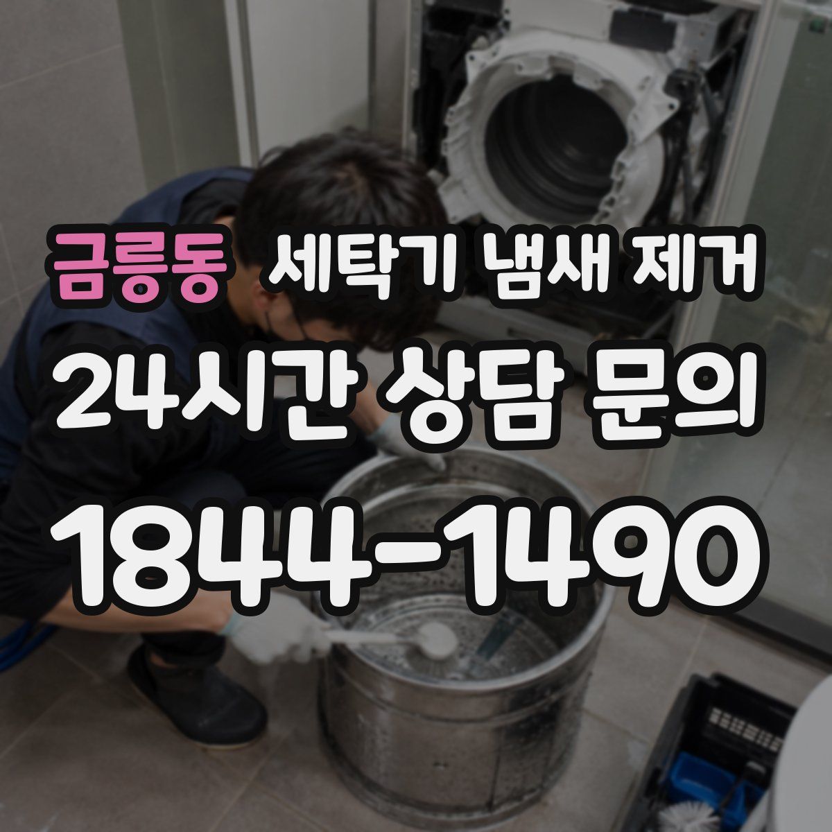 금릉동 세탁기 냄새 제거