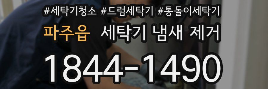 파주읍 세탁기 냄새 제거