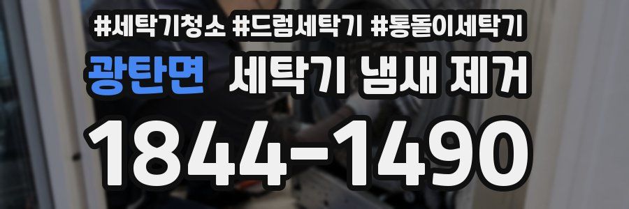 광탄면 세탁기 냄새 제거