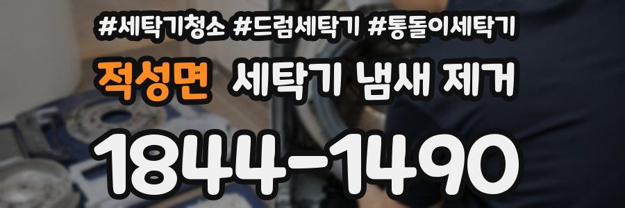 적성면 세탁기 냄새 제거