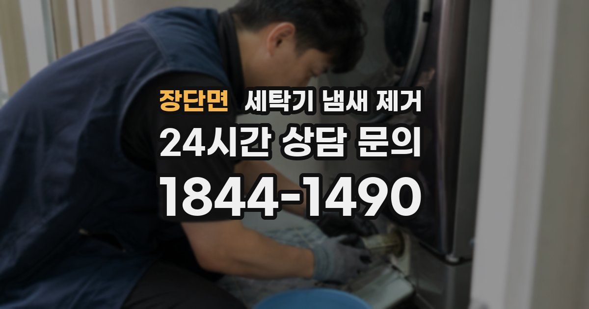장단면 세탁기 냄새 제거