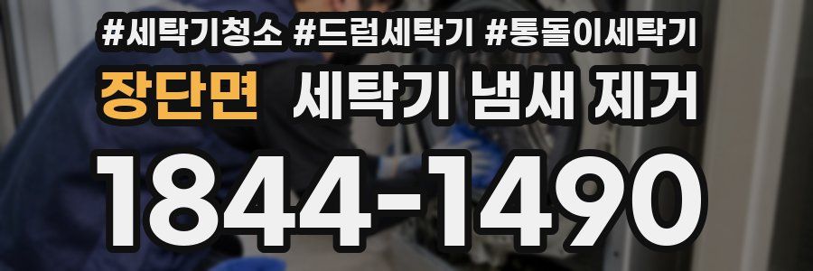 장단면 세탁기 냄새 제거