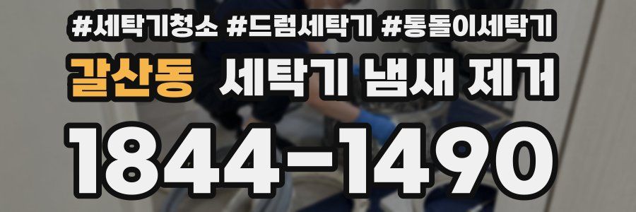 갈산동 세탁기 냄새 제거